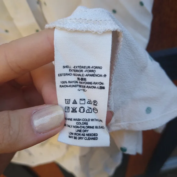 Free People All Yours Cream Green Polka Dot Wrap Bust Tie Mini Dress Small 4 - Picture 9 of 16